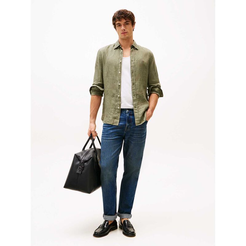 Tommy Hilfiger Regular Fit Pure Linen Shirt image number 3